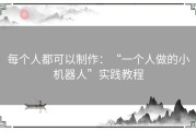 每个人都可以制作：“一个人做的小机器人”实践教程