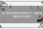 无人机发动机技术有限公司：追求卓越的技术与品质