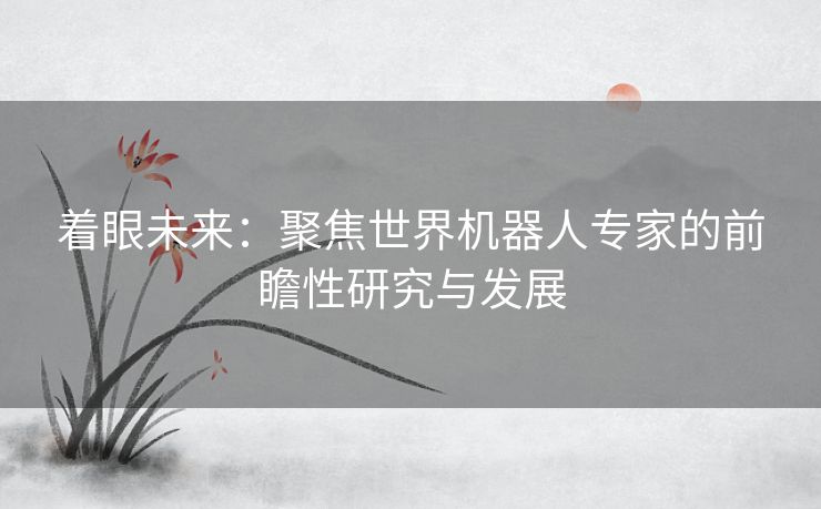 着眼未来：聚焦世界机器人专家的前瞻性研究与发展