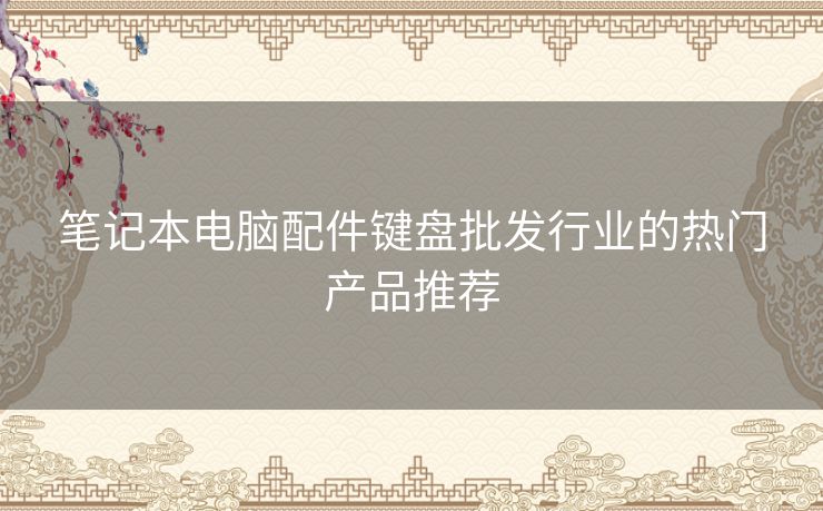 笔记本电脑配件键盘批发行业的热门产品推荐