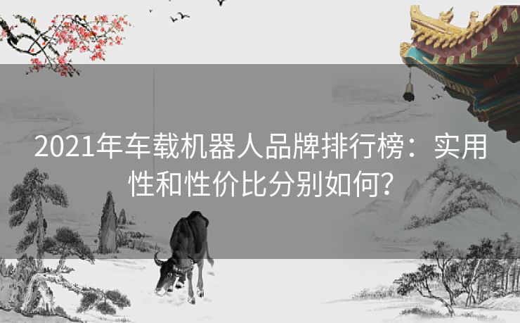 2021年车载机器人品牌排行榜:实用性和性价比分别如何? 2021年车载机器人品牌排行榜:实用性和性价比分别如何?